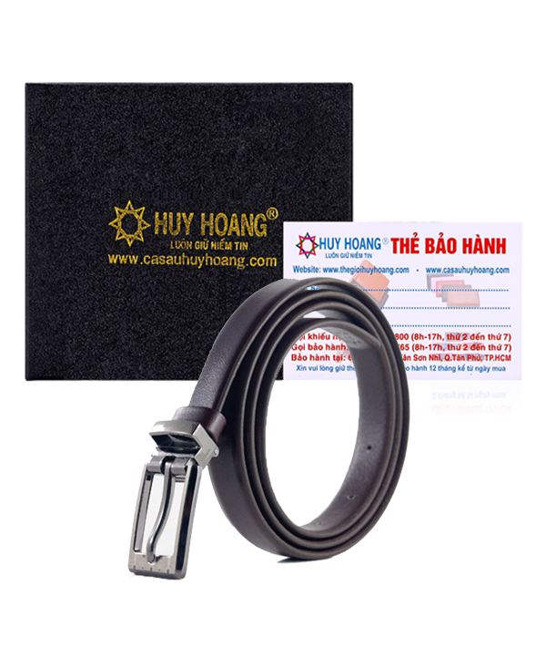 Thắt lưng nữ da bò 2p màu nâu hq5117