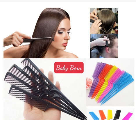 Lược mini chải đầu đuôi nhọn