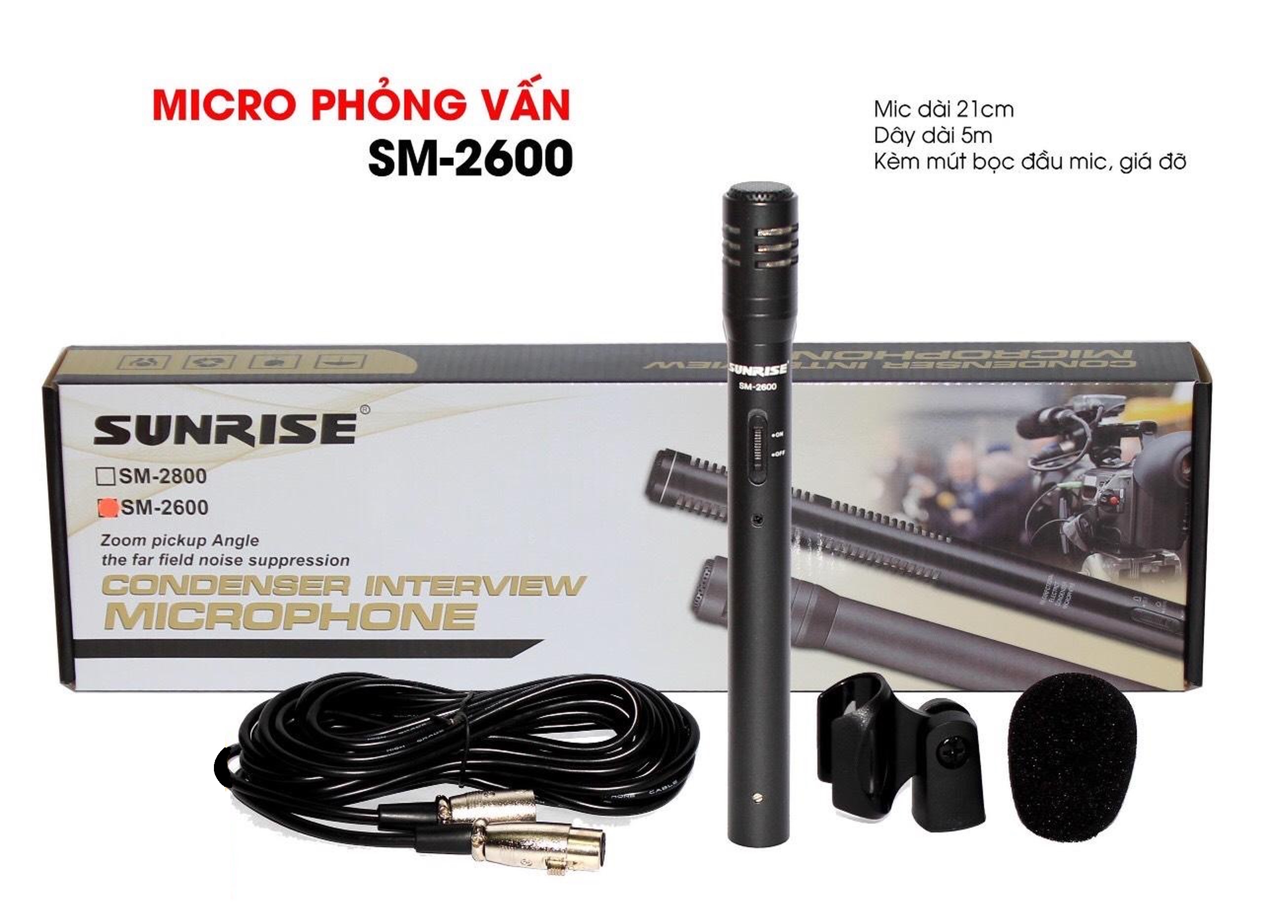 Micro phỏng vấn sunrise sm-2600