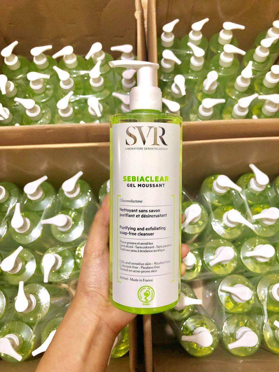 Sữa Rửa Mặt Cho Da Dầu SVR Sebiaclear Gel Moussant 400ml