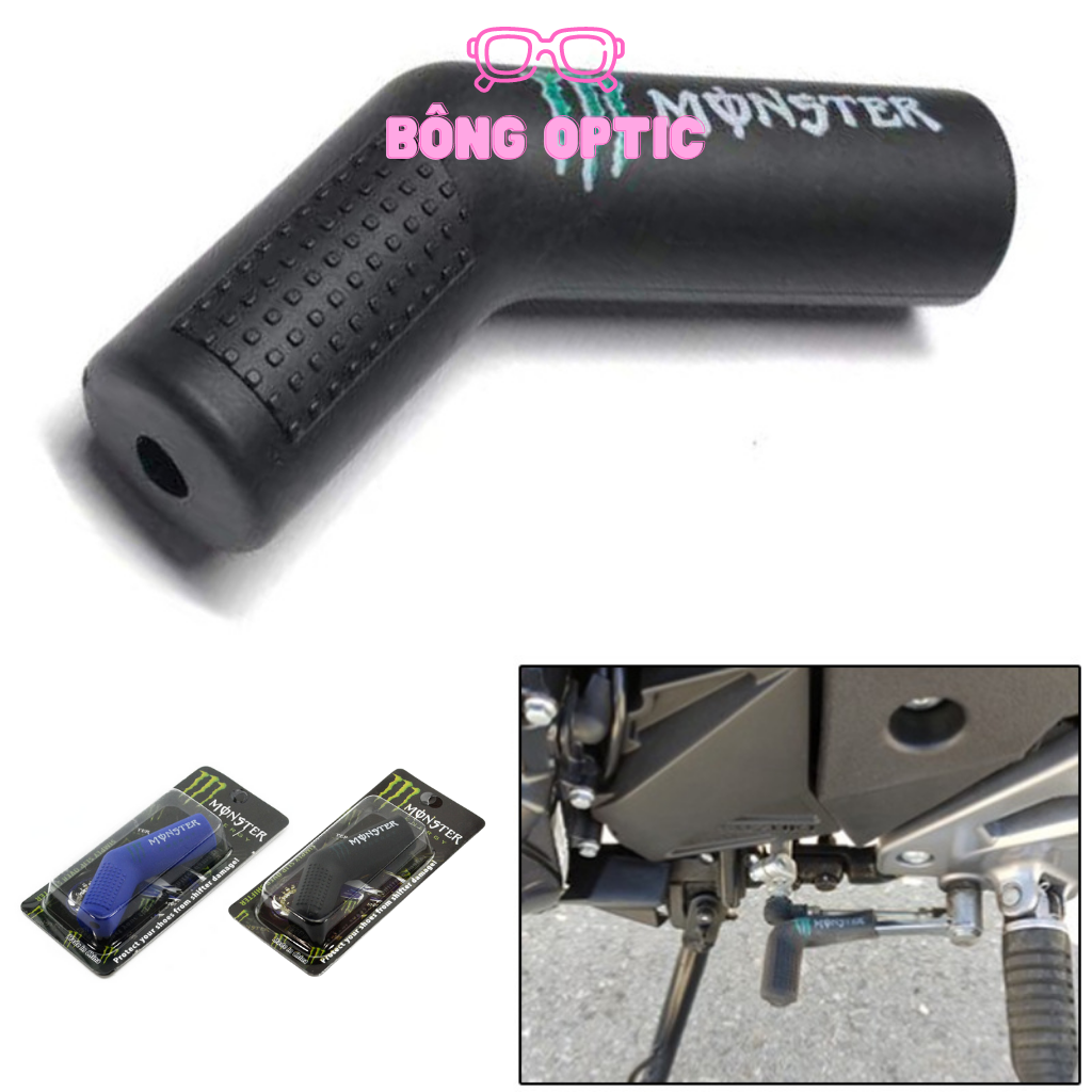 Bọc cần số xe côn tay hãng monster, bọc cần số xe máy bằng silicon