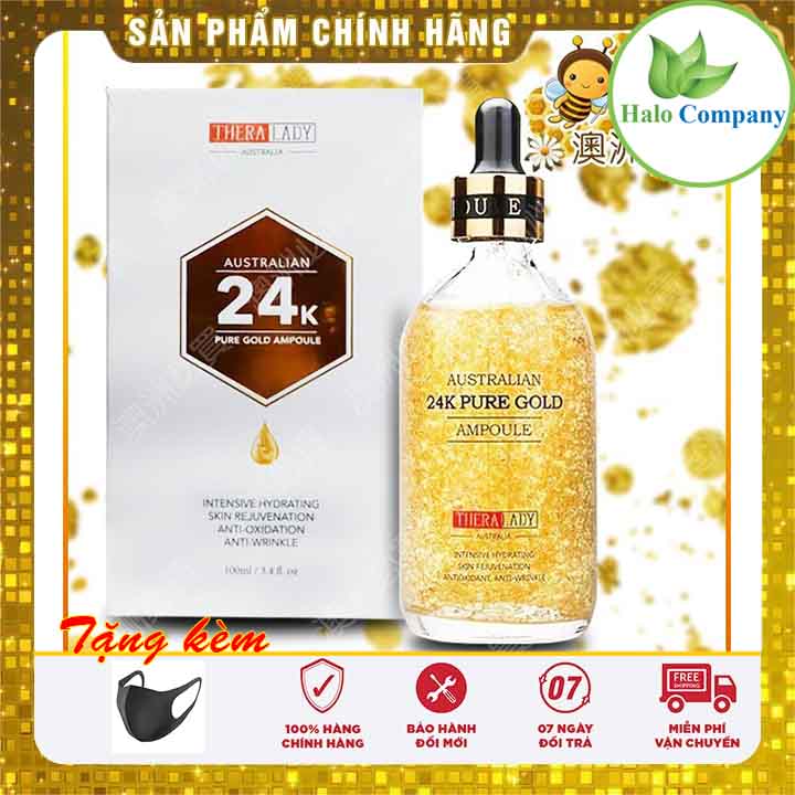 Serum vàng Australian 24k Pure Gold Ampoule 100ml của Úc - Haloco