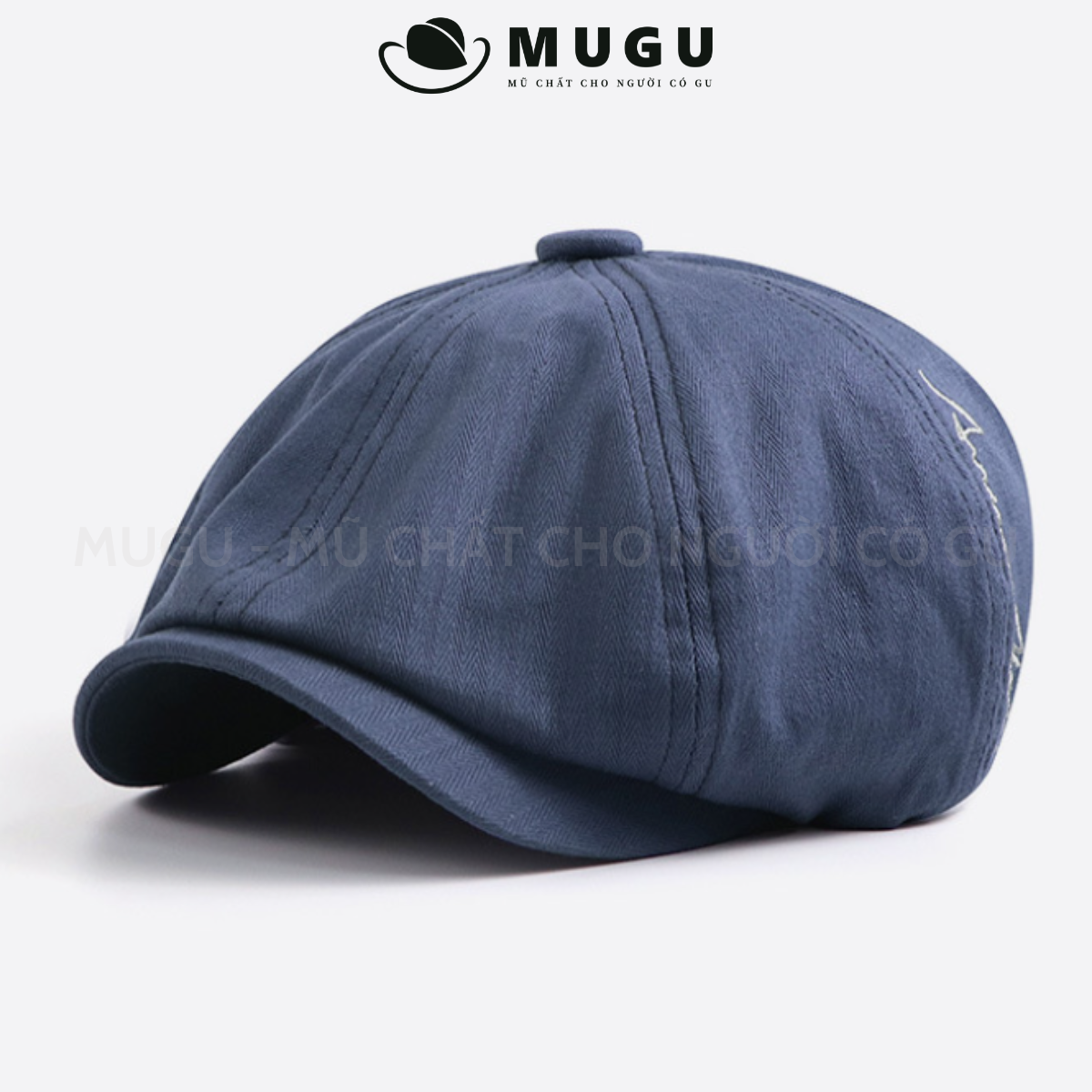 Mũ nồi beret nam cao cấp br16 - mũ beret phong cách tinh tế | mugu