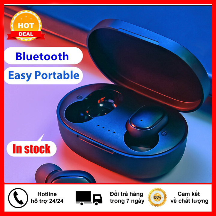 Tai nghe bluetooth cap cấp a6s. tai nghe không dây kết nối thông minh âm thanh siêu cực đỉnh bass căng