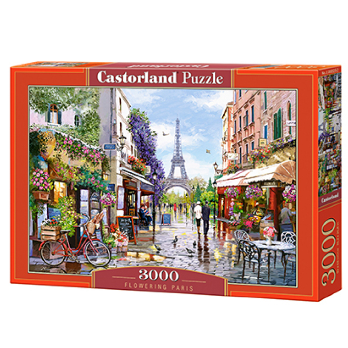 Xếp hình puzzle flowering paris 3000 mảnh castorland 300525