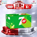 [SALE 8.8] Thùng 24 Chai Nước Ngọt Giải Khát Có Gaz 7Up (390ml/chai)