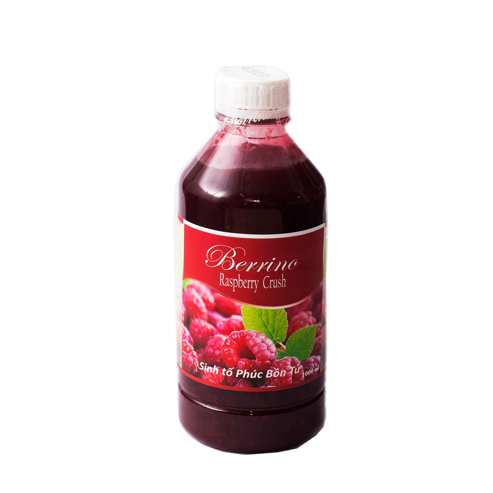 Sinh tố bốn mùa berino phúc bồn tử- chai 1l