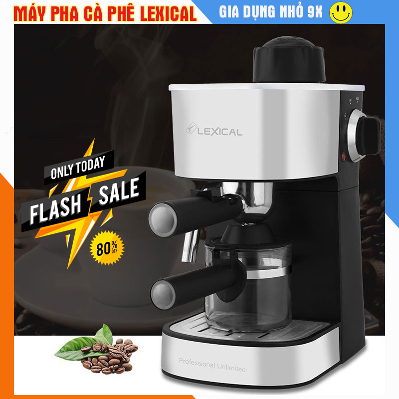Máy pha cà phê LEXICAL automatic, bảo hành 12 tháng