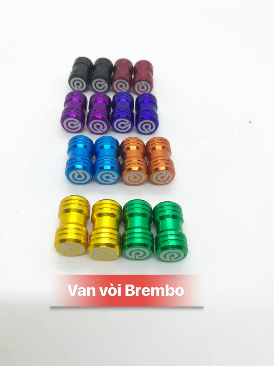 Van vòi nhôm đủ màu