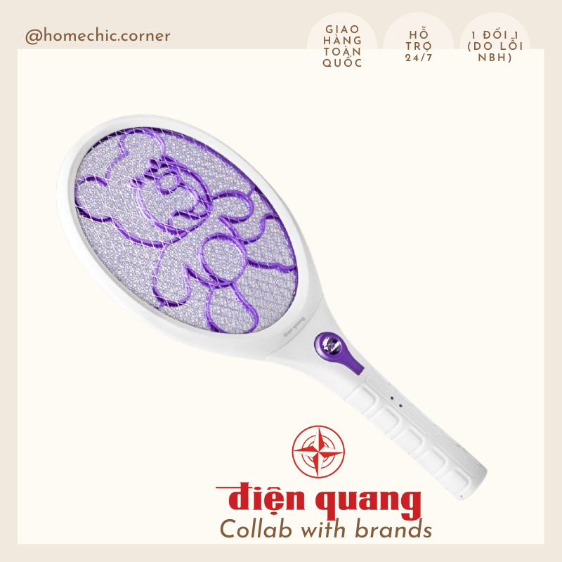 Vợt bắt muỗi đq emr04 wp - điện quang | home chic corner