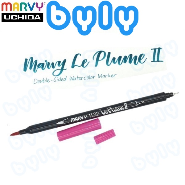 Bút lông màu hai đầu chất lượng cao Marvy Le Plume II