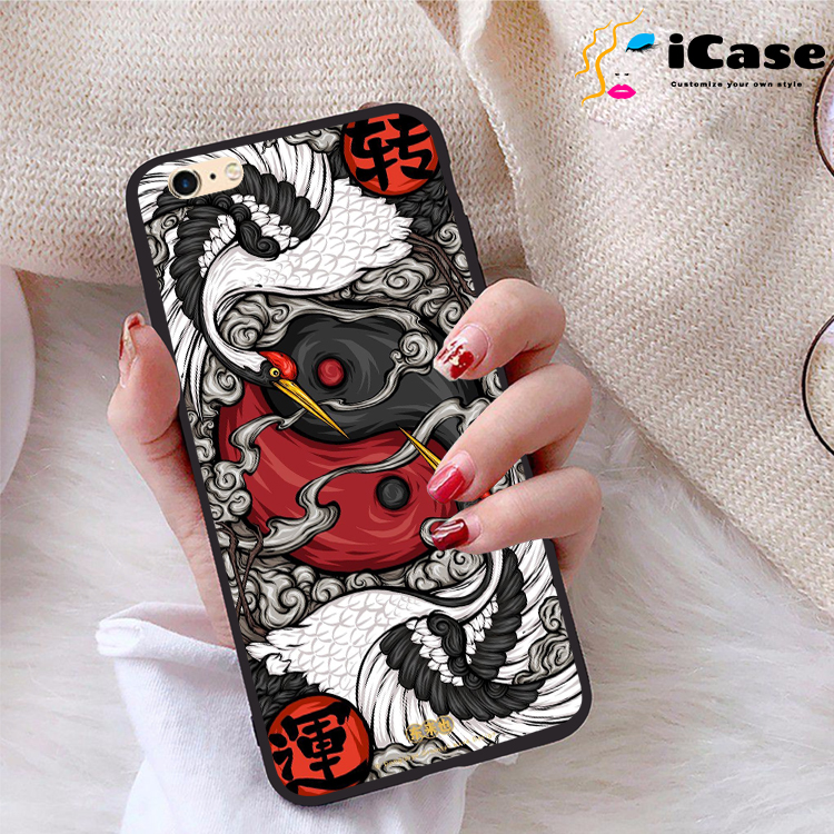 Ốp lưng iphone 6 plus viền dẻo tpu bst rong