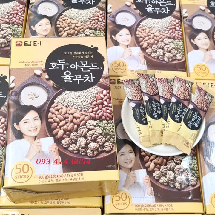 Bột Ngũ Cốc Hàn Quốc DAMTUH DATE 2025 HỘP 50 GÓI 900g