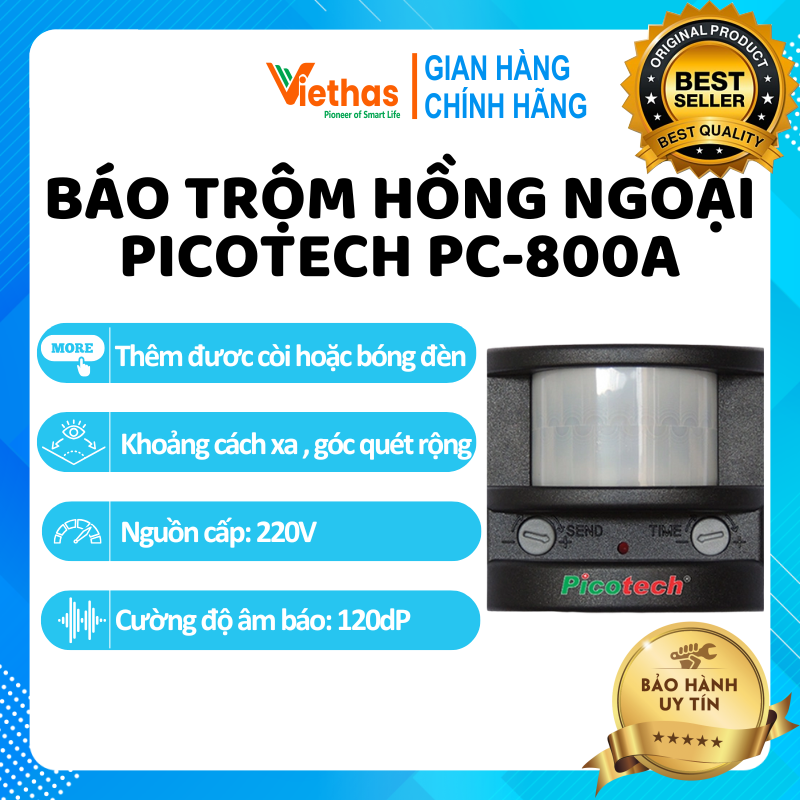 Báo trộm hồng ngoại picotech pc-800a