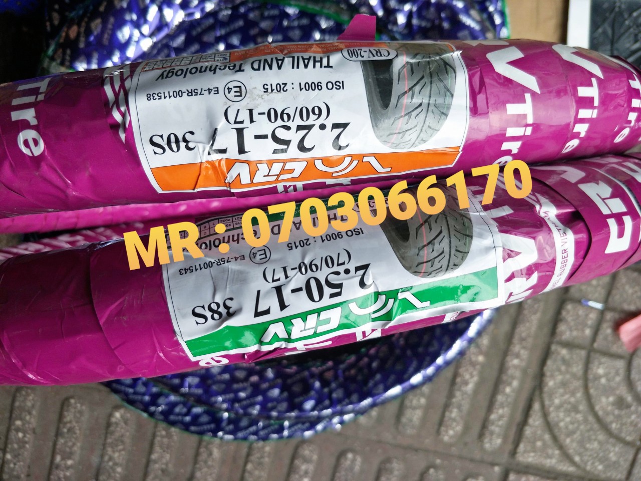 [HCM]CẶP VỎ   RUỘT CRV TIRE THÁI ̉ 60.90 70.90 GẮN VỪA CÁC DÒNG XE