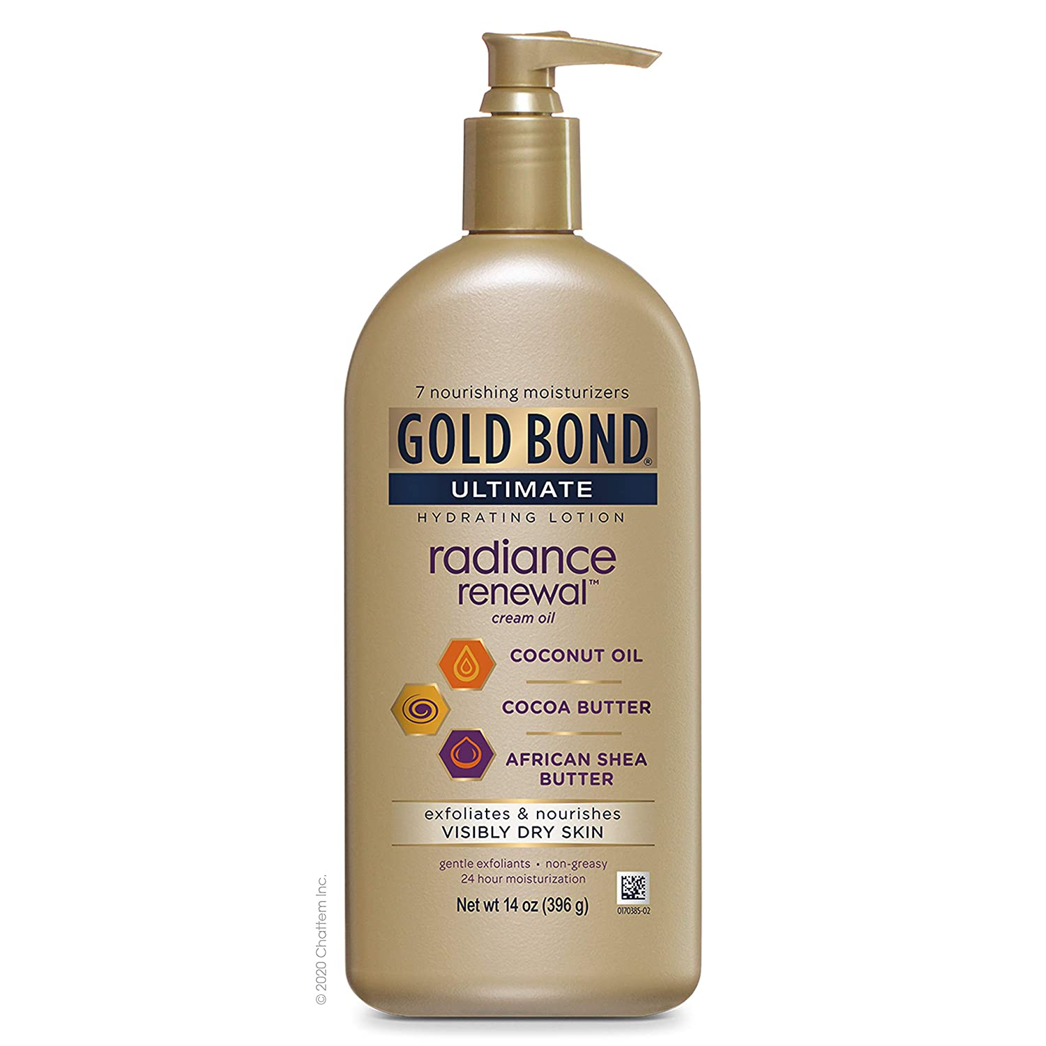 Dưỡng Thể Giúp Tái Tạo Da Gold Bond Ultimate Radiance Renewal Hydrating Lotion for Visibly Dry Skin 396g/566g (Mỹ)