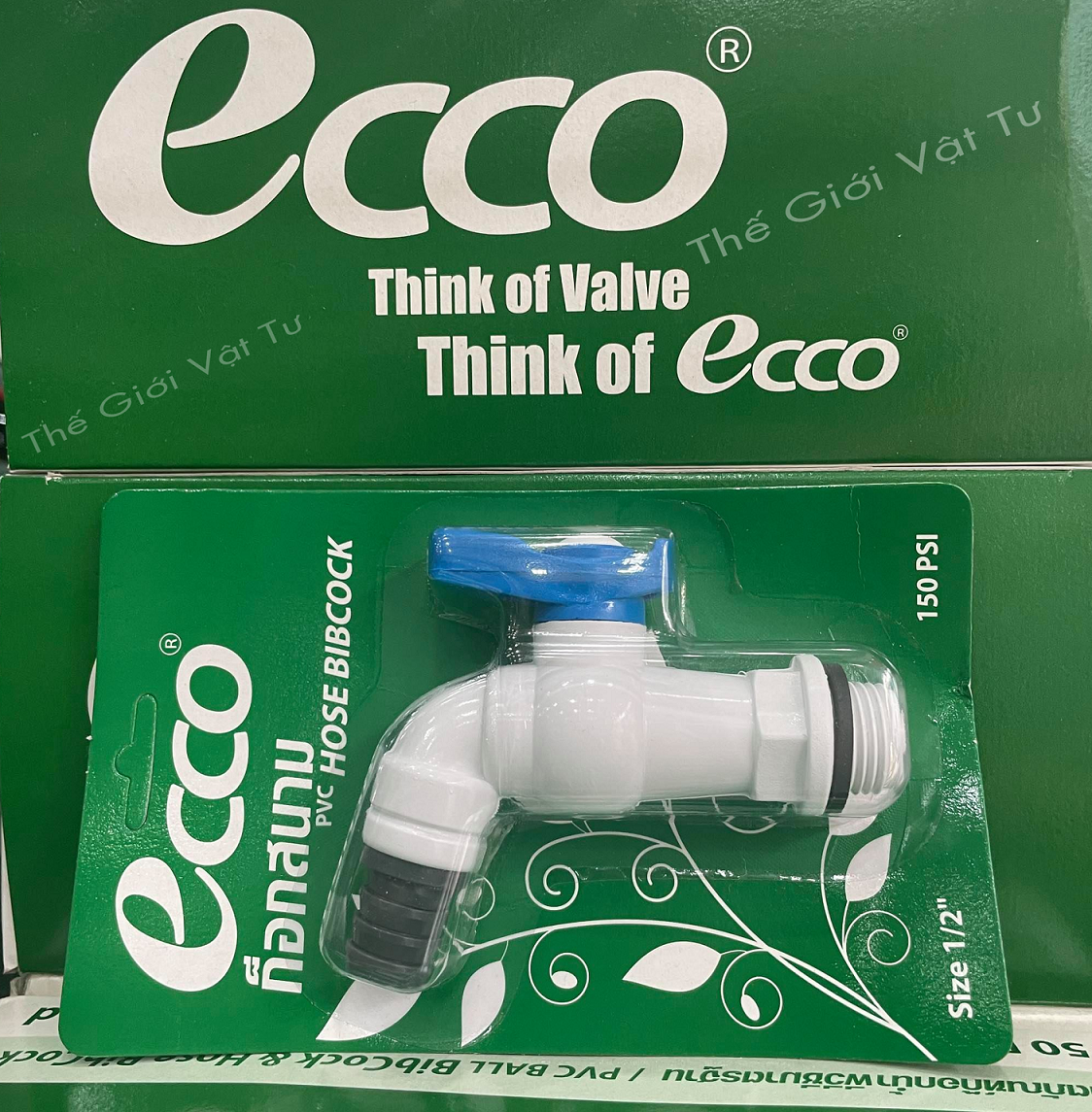 Vòi nhựa cao cấp Ecco phi 21 có đầu nối nhập khẩu từ Thái Lan