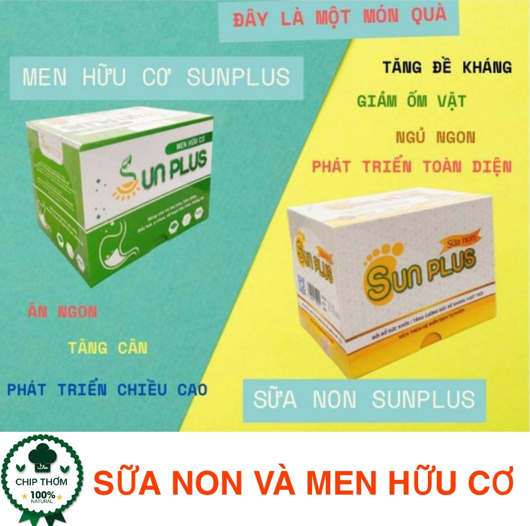 Sữa non sunplus & men hữu cơ sunplus