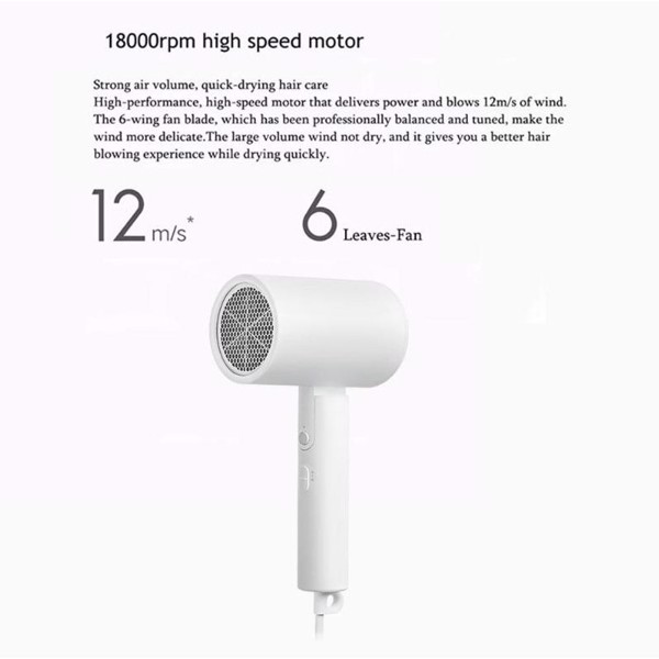 Máy sấy thông minh bổ sung ion âm cho tóc # Xiaomi Mijia Anions Hairdryer CMJ02LXW