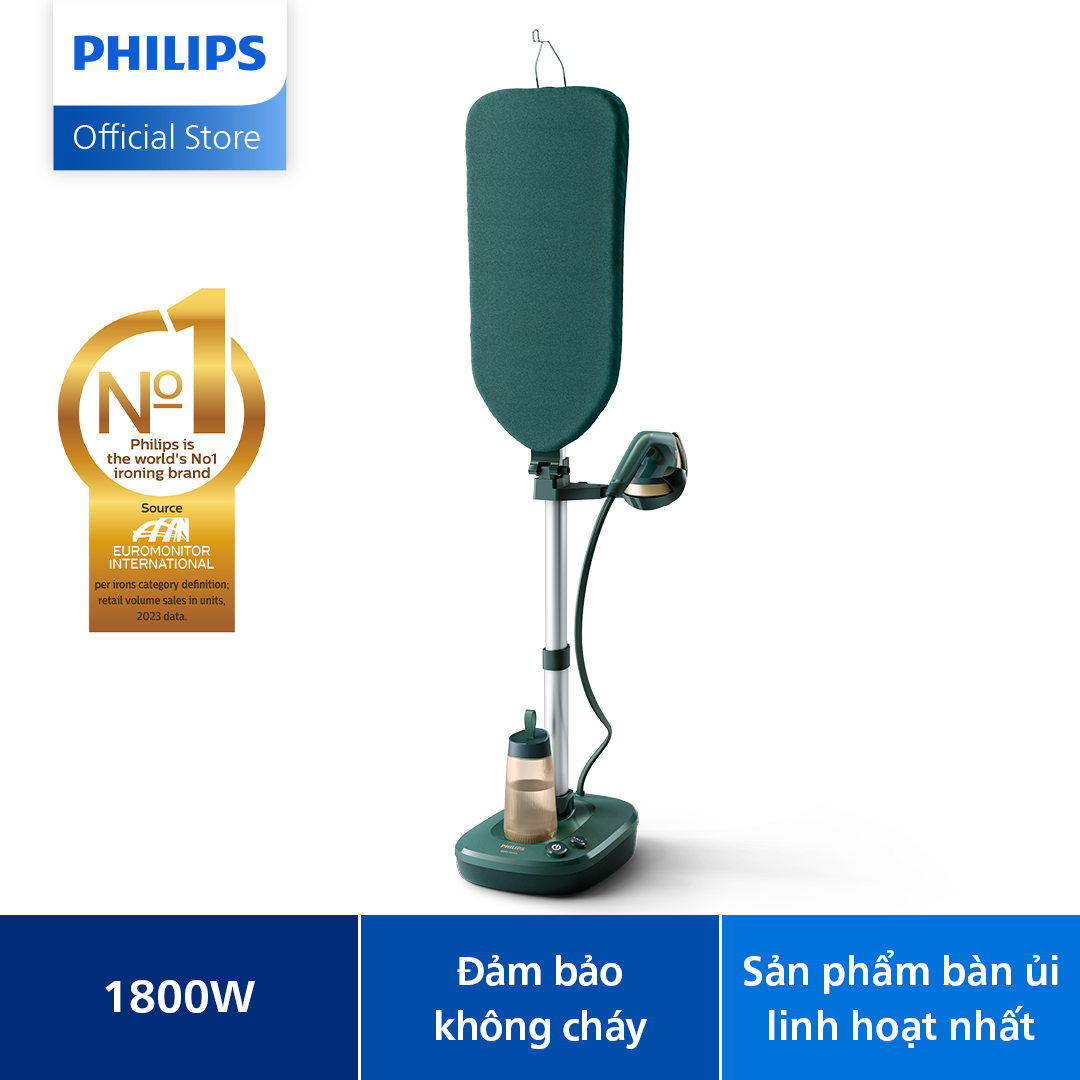 Bàn Ủi Đứng Dòng 6000 Series Cao Cấp Đa Năng All-In-One Philips AIS6020/70 - Hàng Phân Phối Chính Hãng