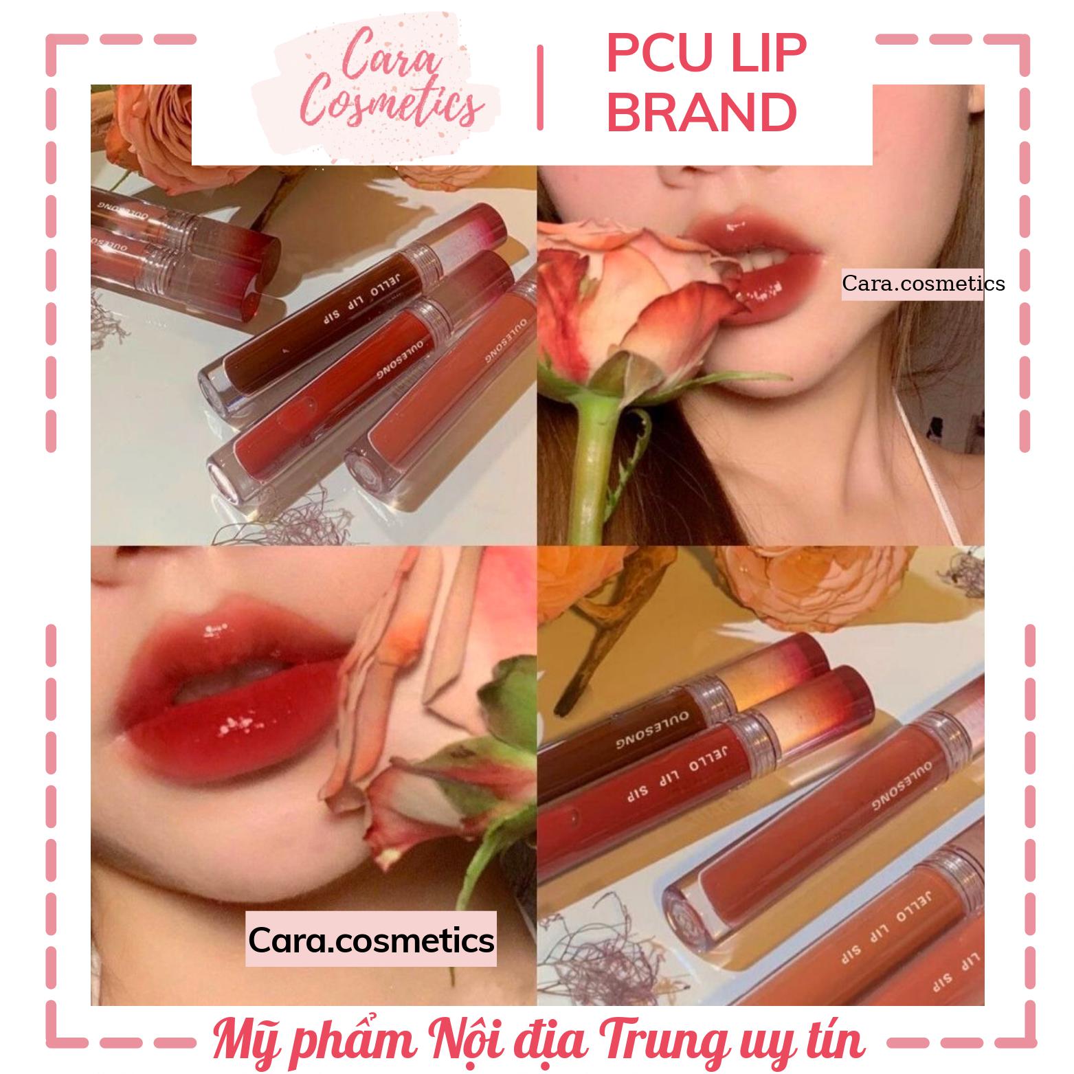 💄free ship💄 son tint pcu jello lip sip bóng nội địa trung căng mọng, dưỡng ẩm ⚡️⚡️⚡️
