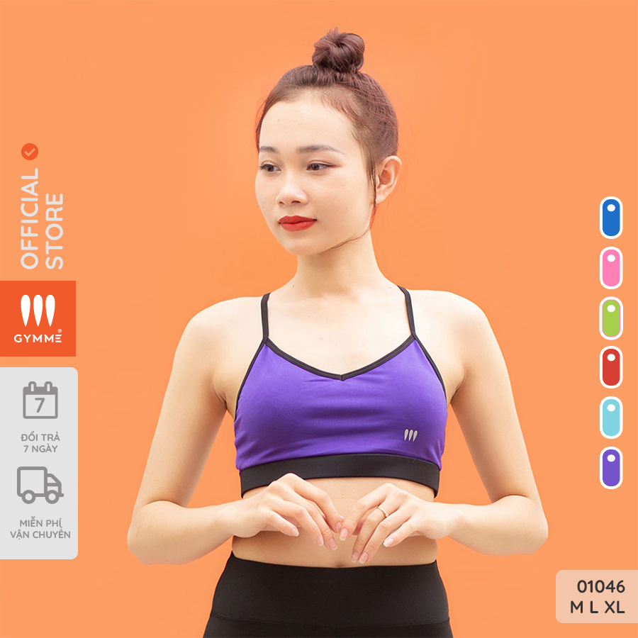 Áo tập gym nữ yoga aerobic croptop thể thao sport bra GYMME-01046