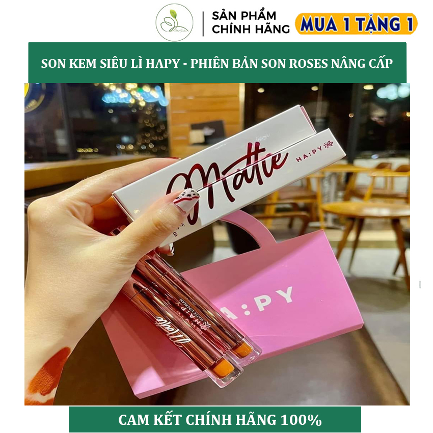 Son kem lì siêu mịn siêu bán màu lâu trôi 3.5g, Son kem lì 24h, Son tint, Son môi, Son chính hãng cao cấp