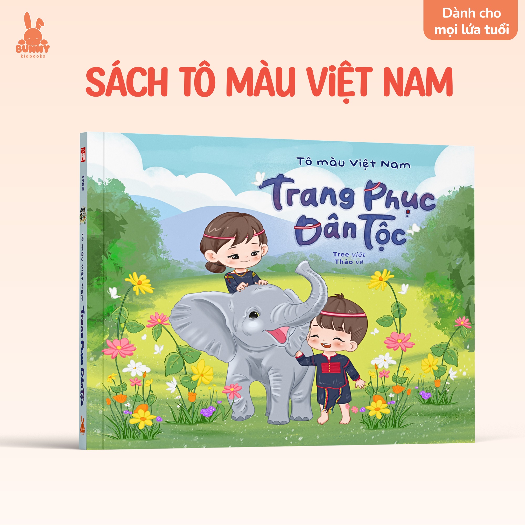 Sách Tô Màu Việt Nam: Trang Phục Dân Tộc
