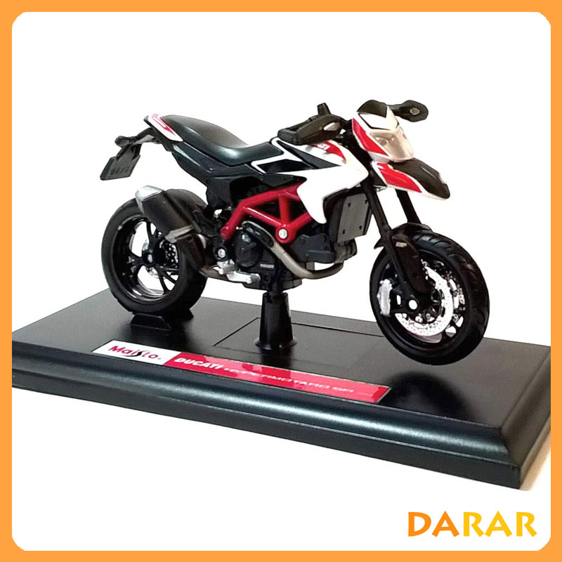 XE MÔ HÌNH MOTO Siêu xe DUCATI HYPERMOTARD SP 2013 - MAISTO tỷ lệ 1:18