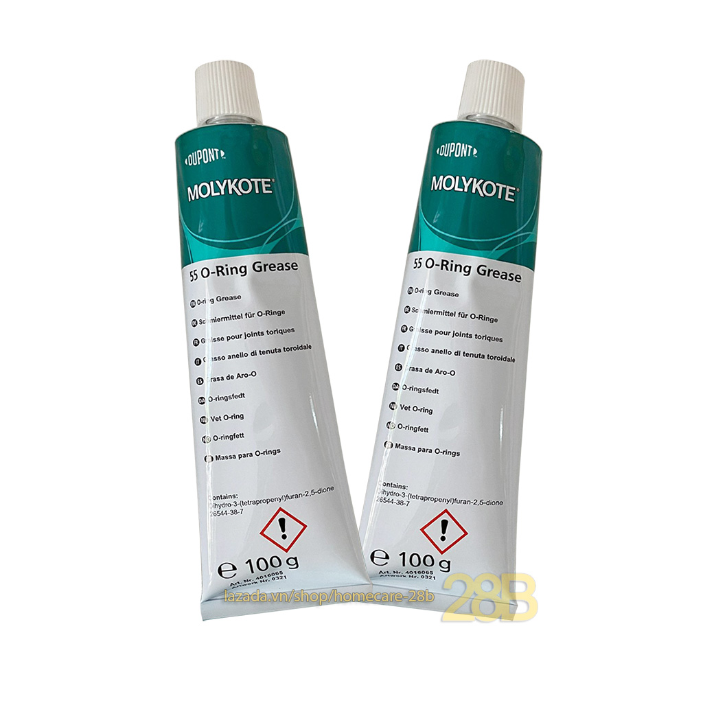 Molykote 55 o-ring 100g mỡ bôi trơn vòng đệm cao su chịu nhiệt