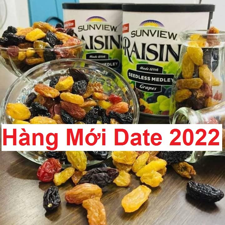 [HCM]Nho Khô Mỹ Sunview Raisins Hộp 425g HSD 2022 - Nho Khô Sunview USA TPHCM