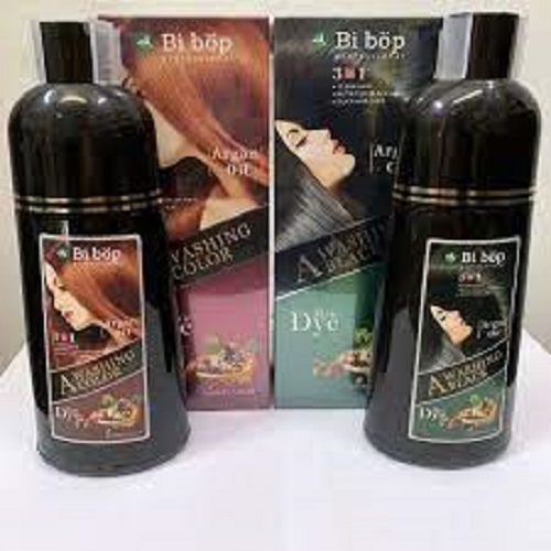 Dầu gội thảo dược- dầu gội phủ bạc bibop tóc 500ml nhật bản