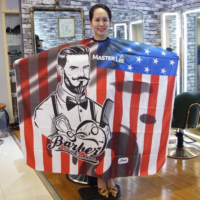 áo choàng cắt tóc barber shop BA02-khăn choàng cắt tóc-dụng cụ làm tóc- shop chuyên đồ nghề làm tóc