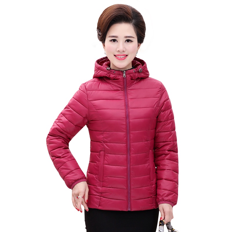Áo phao nữ trung niên siêu nhẹ🎗Áo khoác nữ trung tuổi siêu ấm tặng bà tặng mẹ