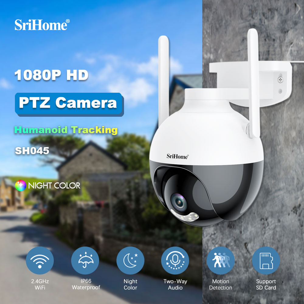 Camera Srihome Wifi Không Dây Ngoài Trời SH045