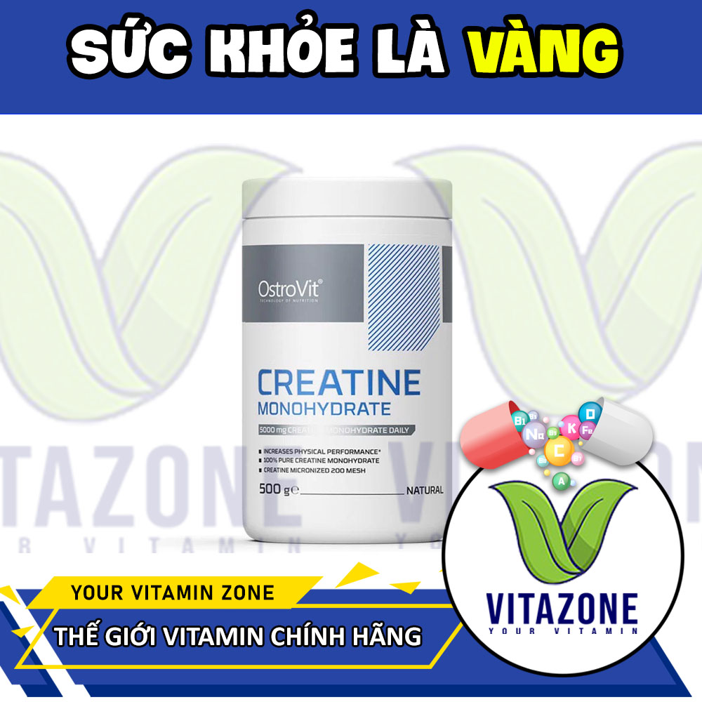 CREATINE - Tăng Khối Lượng Cơ. Sức Mạnh Của OSTROVIT