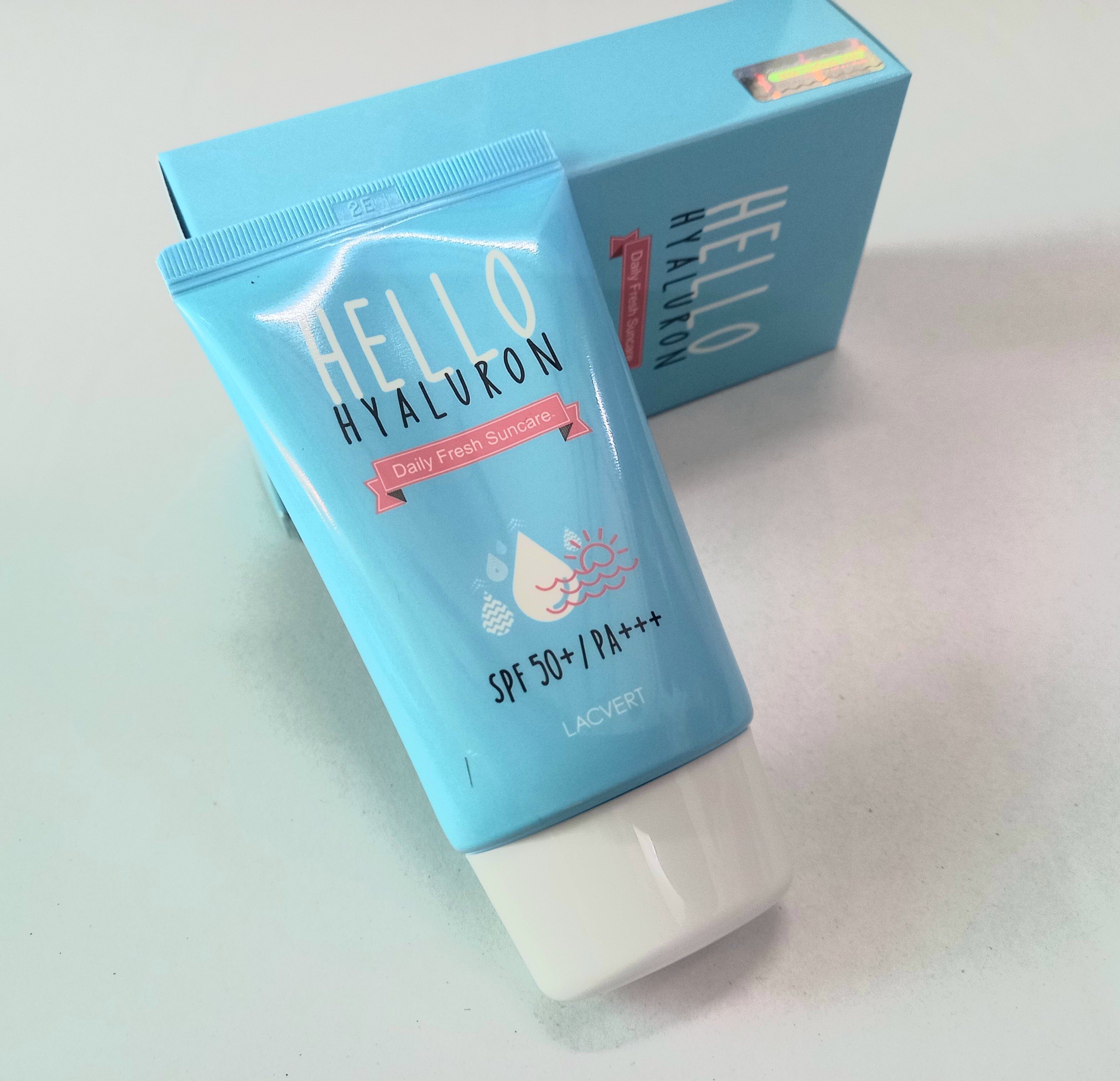 [SPF 50+/PA +++] kem chống nắng essance Lavert Hello Kiểm soát dầu Lavert Hello Hyaluron Daily Sun Cream 50ml UVA và UVB dùng làm kem lót trang điểm SPF 50+/PA +++