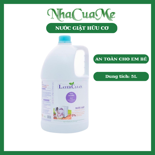 Nước giặt hữu cơ Layer Clean hương gió biển 5L