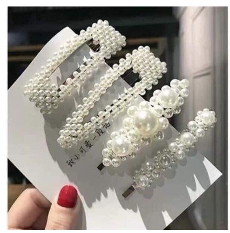 SET Kẹp tóc Hàn Quốc đính đá siêu hot