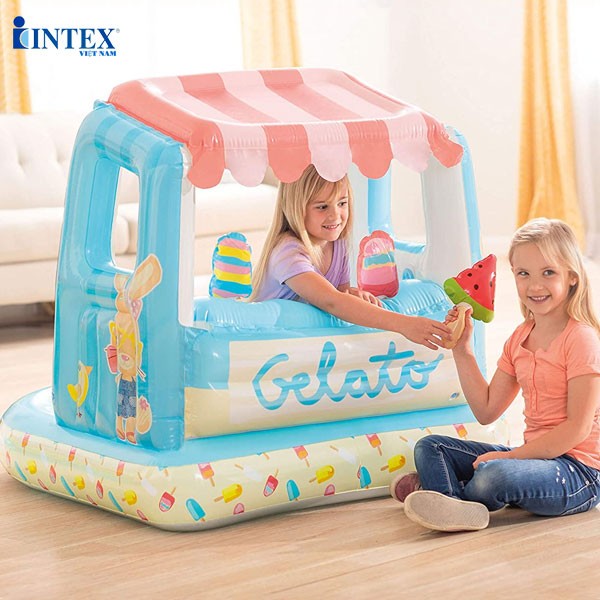 Nhà chơi bơm hơi tiệm bán kem đa năng INTEX 48672