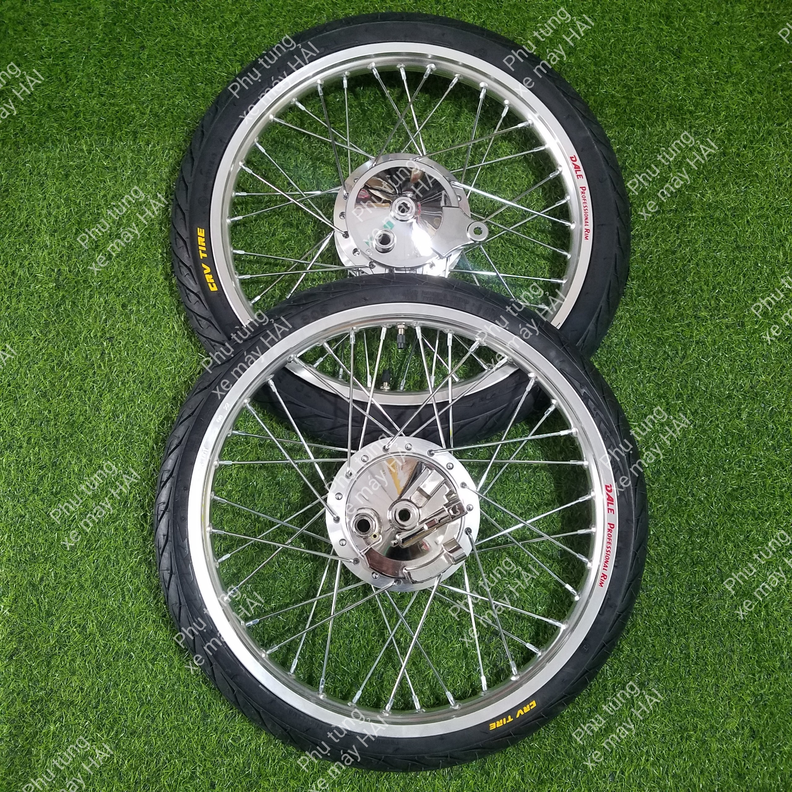 Bánh căm dành cho các dòng honda wave dream 2 thắng đùm phanh cơ trước sau full đầy đủ vỏ ruột như hình HTH102 MSP 2246