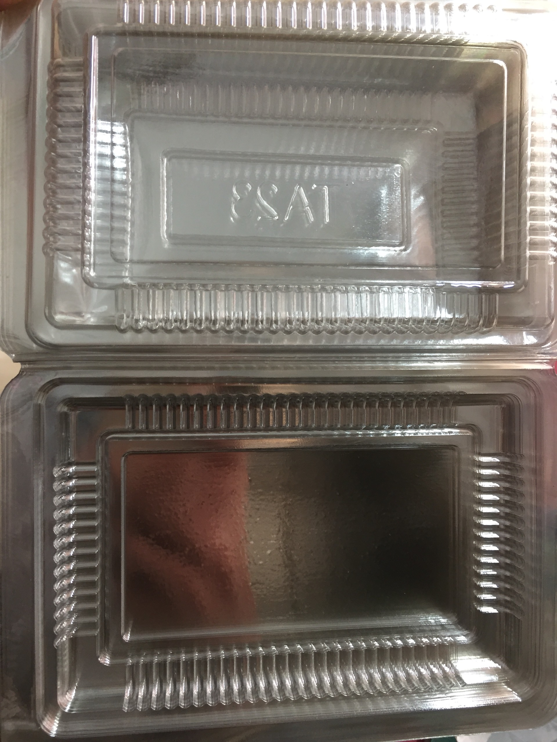 100 Hộp nhựa PET trong H23 (hộp 3 lạng)