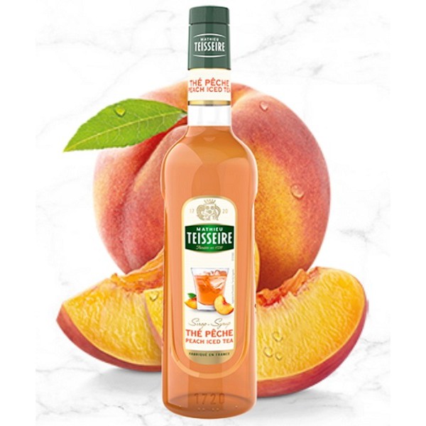 Syrup Đào Teisseire 700ml - Pháp FoodHealthy Mart