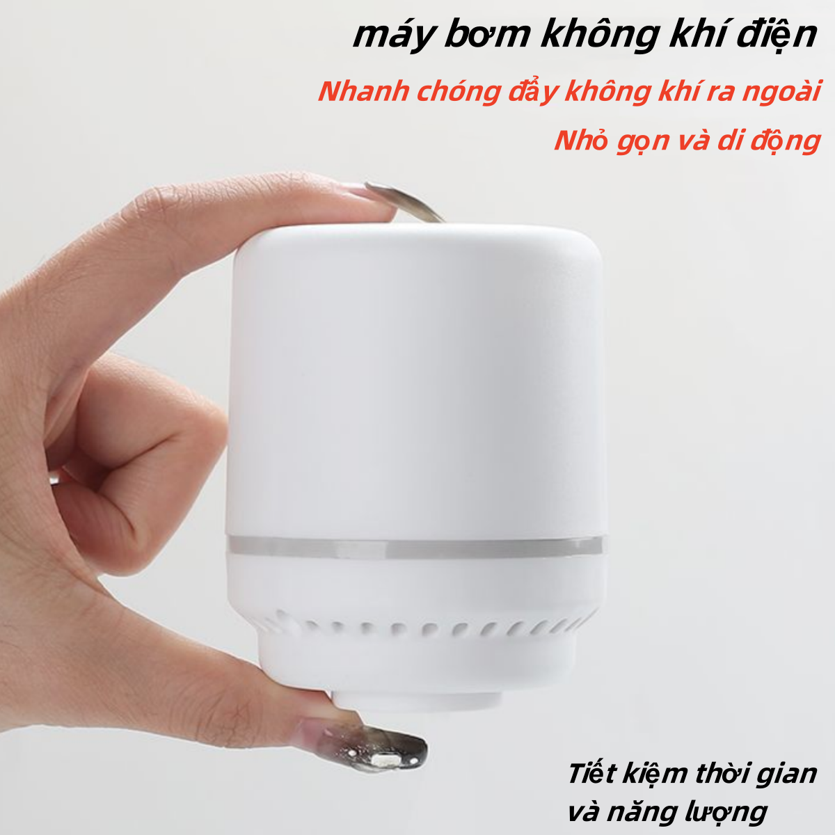 Bơm Điện Chân Không Túi Nén Bơm Chân Không Điện Đa Chức Năng Máy bơm túi chân không quần áo điện Sử dụng động cơ bền bỉ Kích thước nhỏ Thao tác đơn giản và dễ sử dụng Máy bơm tay giá rẻ