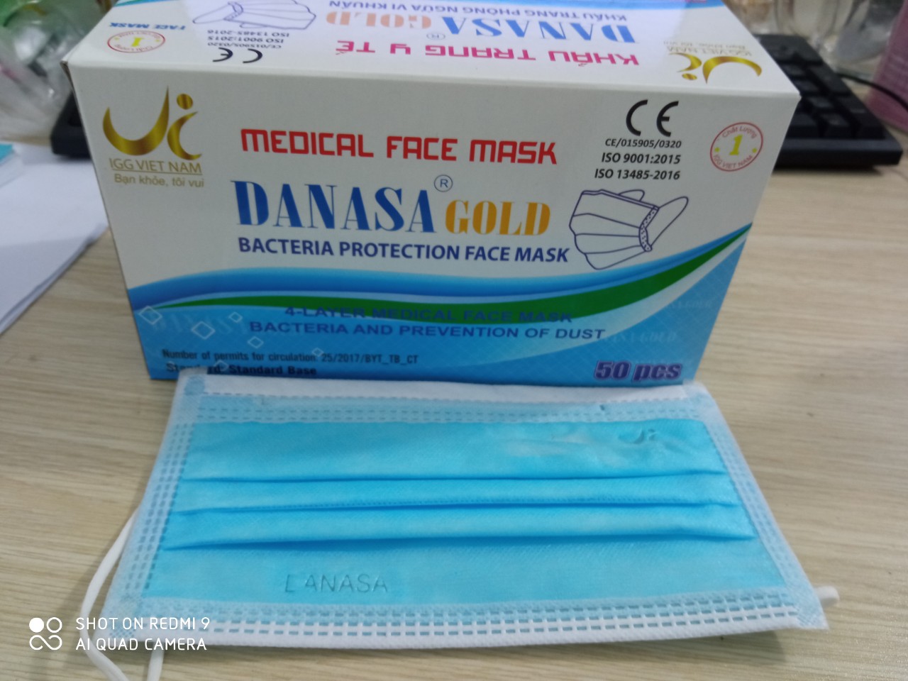 Khẩu trang y tế 4 lớp Danasa