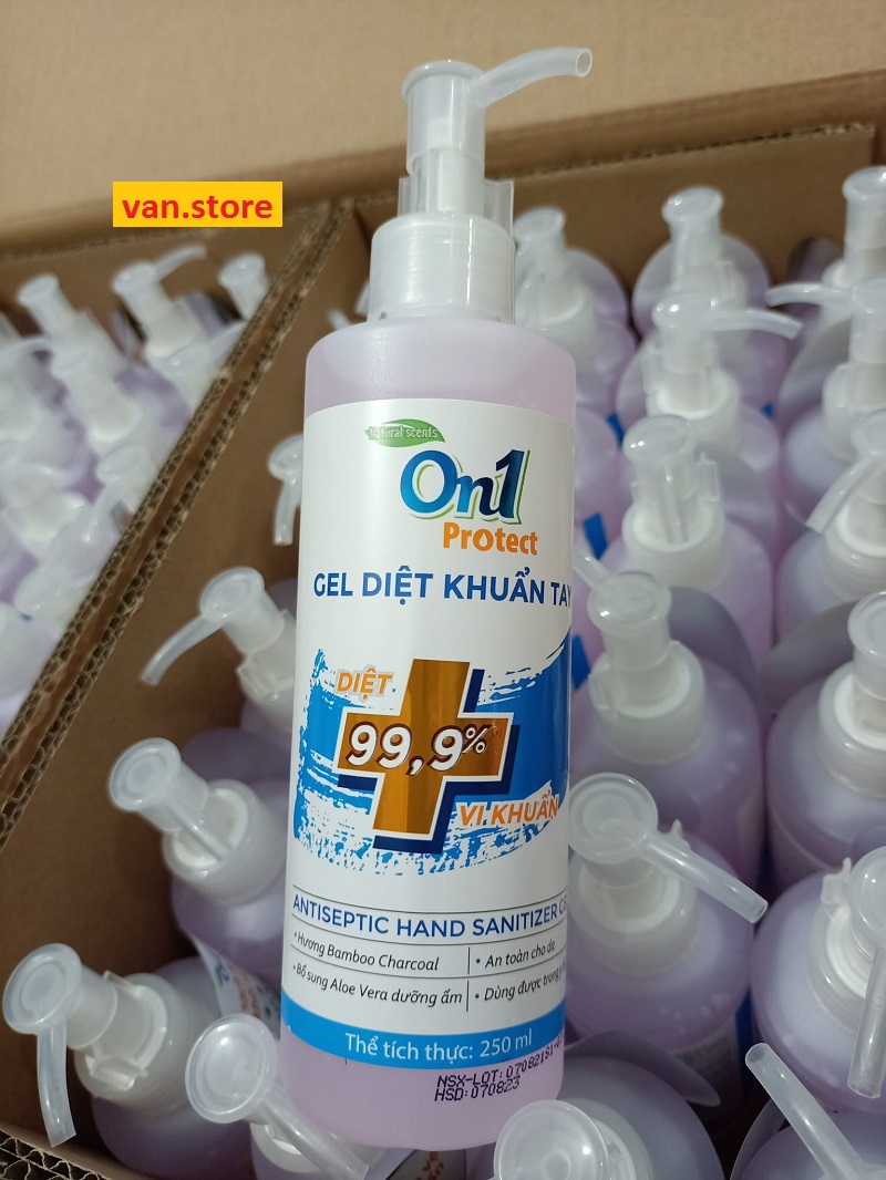 [HCM]Gel Rửa Tay Khô On1 250ml - Hương Bamboo Charcoal