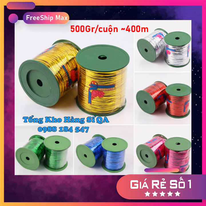 Dây kẽm bọc nhựa buộc cành hoa lan, cây cảnh... 400m (500gr/cuộn)