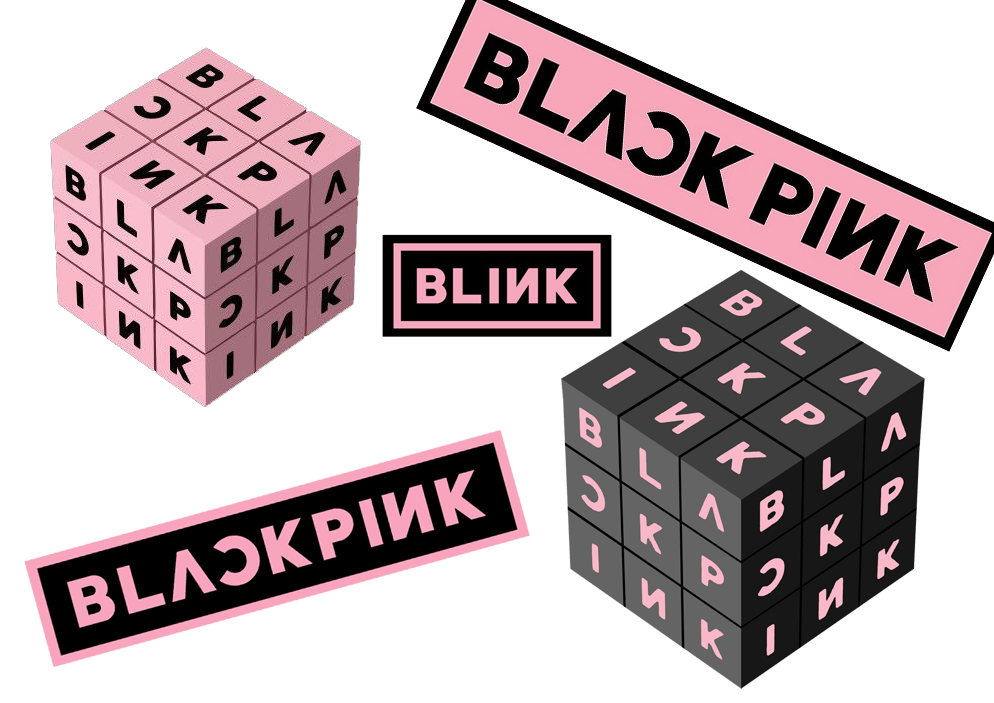 Hình dán decal sticker BLACKPINK, hình dán pvc chống nước, hình dán laptop, decal dán xe