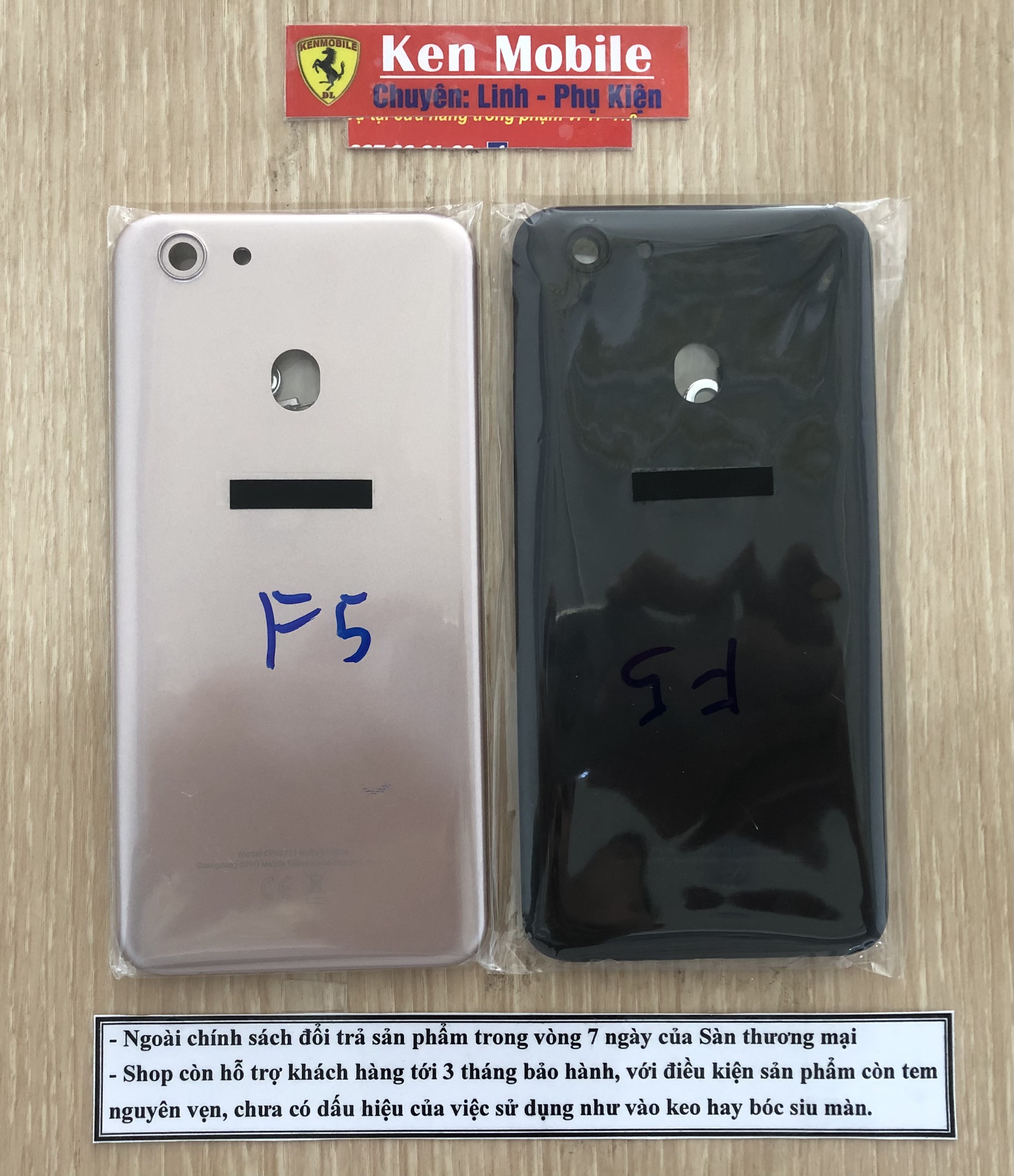 Vỏ lưng kèm phím bấm thay thế cho oppo f5