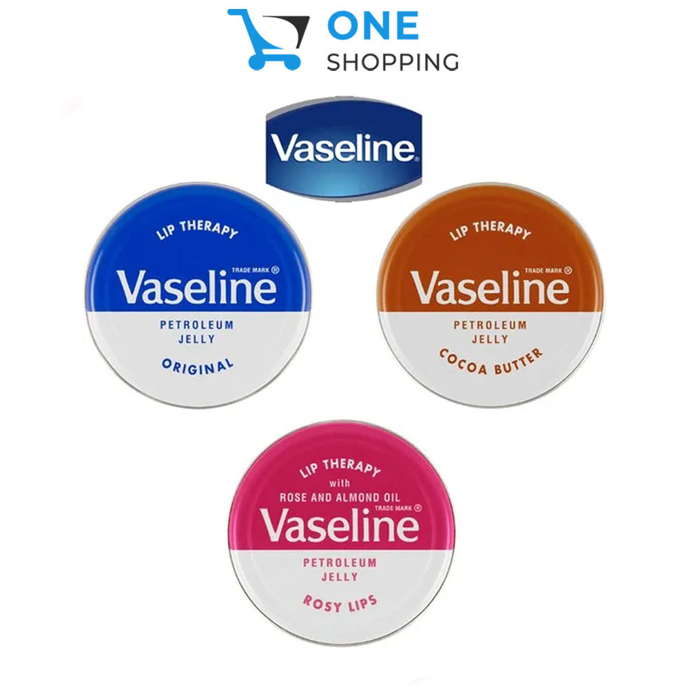 Son dưỡng môi hộp thiếc Vaseline Lip Therapy Petroleum Jelly 20g
